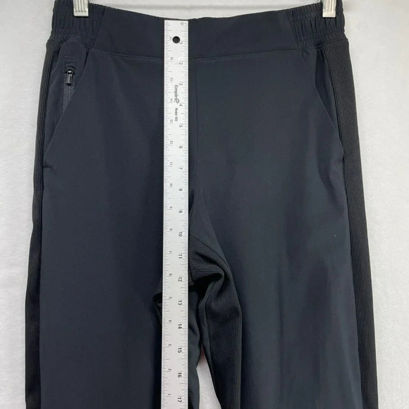 Athleta Pants Women's Sz 2 Slash Pockets Elastic Hem Stretch Gym Jogger Gray - Picture 5 of 11